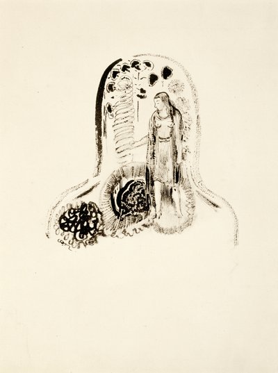 Young Girl in a Flower Garden by Odilon Redon